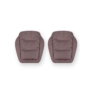 Seasonal Universal Seat Covers for Tesla Model 3/Y/X/S (style 1) 2PCS Front Mocha brown