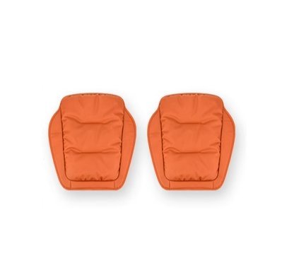 Seasonal Universal Seat Covers for Tesla Model 3/Y/X/S (style 1) 2PCS Front Orange