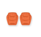 Seasonal Universal Seat Covers for Tesla Model 3/Y/X/S (style 1) 2PCS Front Orange