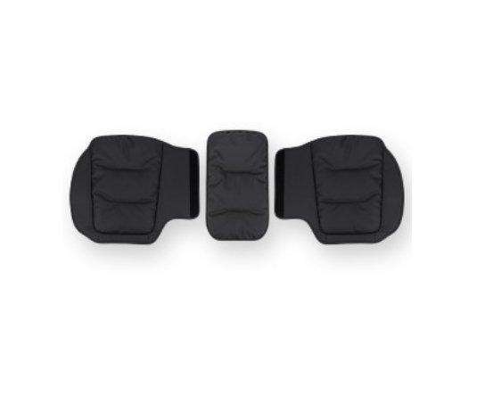 Seasonal Universal Seat Covers for Tesla Model 3/Y/X/S (style 1) 3PCS Back row Black