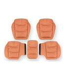 Seasonal Universal Seat Covers for Tesla Model 3/Y/X/S (style 1) 5PCS Holodeck Ochre brown