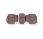 Seasonal Universal Seat Covers for Tesla Model 3/Y/X/S (style 1) 3PCS Back row Mocha brown