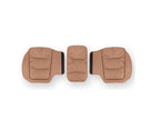 Seasonal Universal Seat Covers for Tesla Model 3/Y/X/S (style 1) 3PCS Back row Chestnut brown