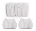 Seasonal Universal Seat Covers for Tesla Model 3/Y/X/S (style 2) 2PCS cushion+backrest Off white