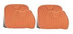 Seasonal Universal Seat Covers for Tesla Model 3/Y/X/S (style 2) 2PCS cushion+backrest Orange