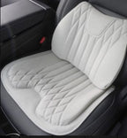 Seasonal Universal Seat Covers for Tesla Model 3/Y/X/S (style 2) 1 PC cushion+backrest Off white