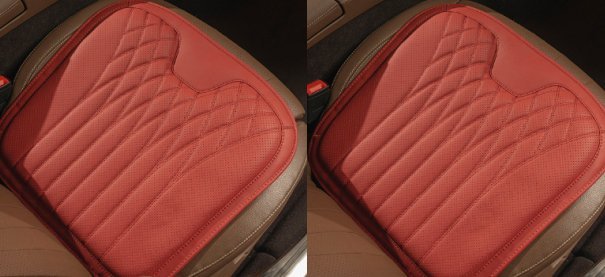 Seasonal Universal Seat Covers for Tesla Model 3/Y/X/S (style 2) 2 PCS cushion Red