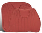 Seasonal Universal Seat Covers for Tesla Model 3/Y/X/S (style 2) 1 PC cushion+backrest Red
