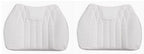Seasonal Universal Seat Covers for Tesla Model 3/Y/X/S (style 2) 2 PCS backrest Off white