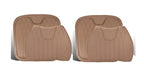 Seasonal Universal Seat Covers for Tesla Model 3/Y/X/S (style 2) 2PCS cushion+backrest Brown
