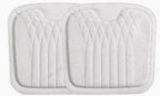 Seasonal Universal Seat Covers for Tesla Model 3/Y/X/S (style 2) 2 PCS cushion Off white