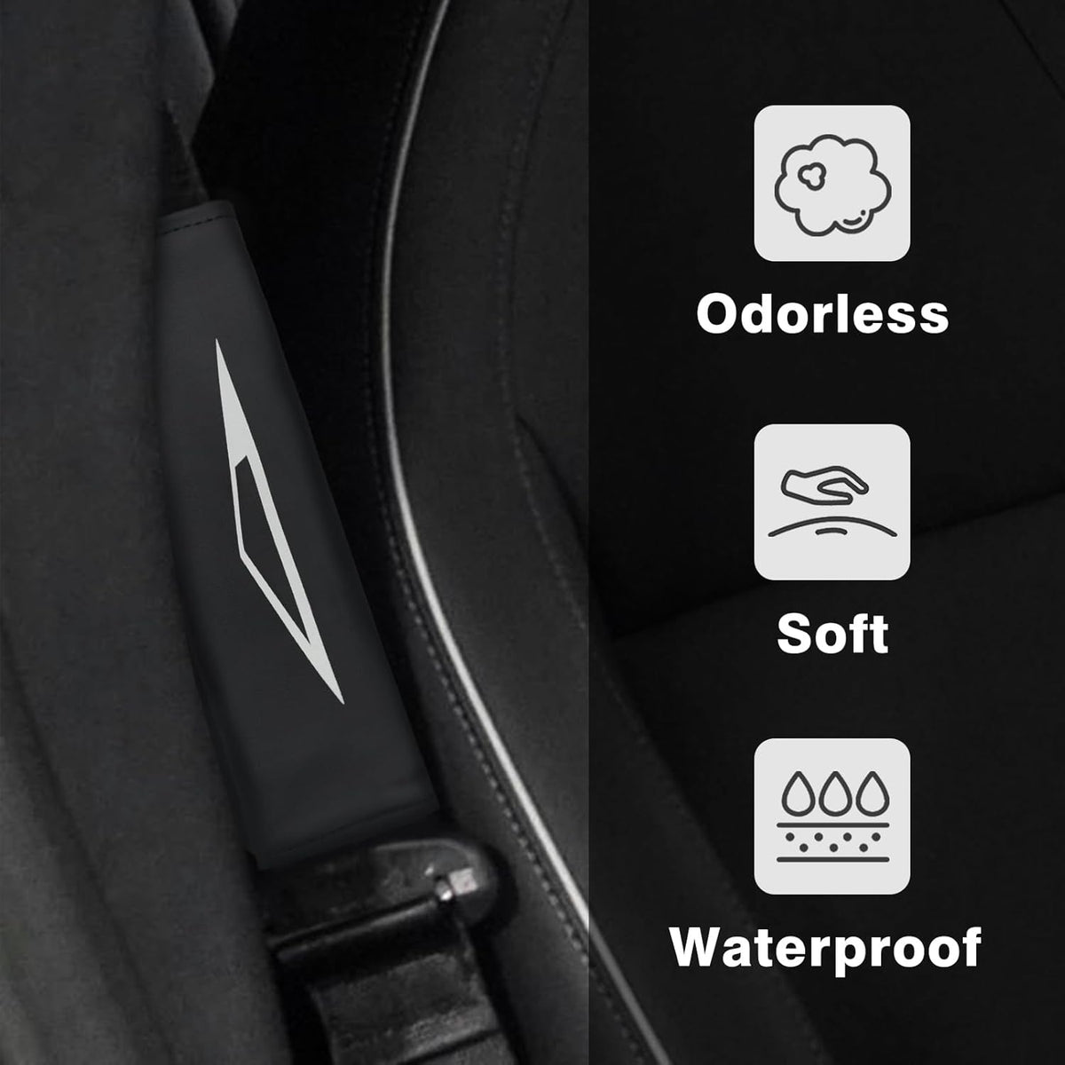 Seat Belt Pads for Tesla Cybertruck (2 PCS)