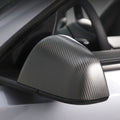 Tesla Model 3/Y Highland Carbon Fiber Side Mirror Caps (OEM Style)