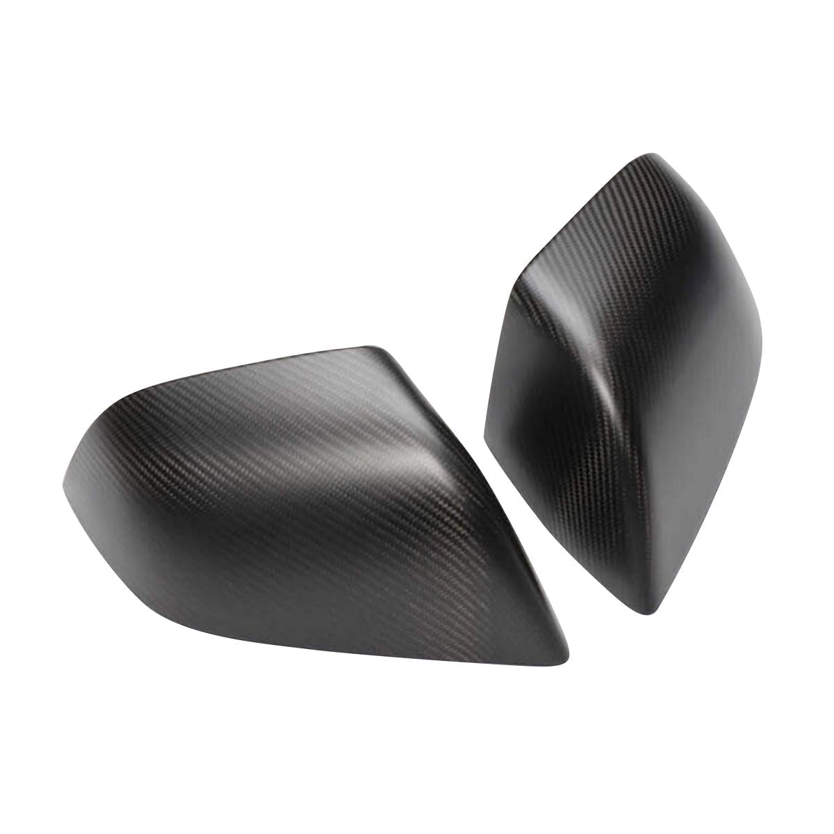 Tesla Model 3/Y Highland Carbon Fiber Side Mirror Caps (OEM Style) Matte Carbon Fiber