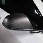 Tesla Model 3/Y Highland Carbon Fiber Side Mirror Caps (OEM Style)