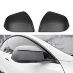 Tesla Model Y Carbon Fiber Mirror Covers (Juniper Style) Model Y 2020 - 2024 Matte Carbon Fiber