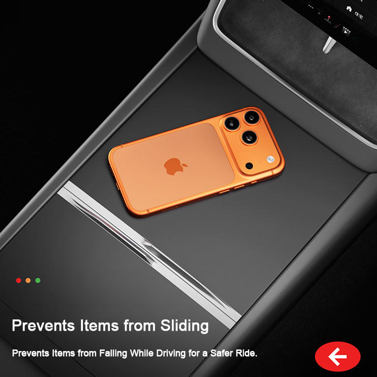 Static-Cling Console Mat for Model 3 / Y（2021+）