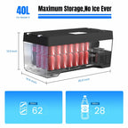 Smart Portable Trunk Freezer for Tesla Model X | Bluetooth App & LCD Control