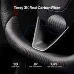 Sport Carbon Fiber Steering Wheel for Model 3 Highland / Model Y Juniper