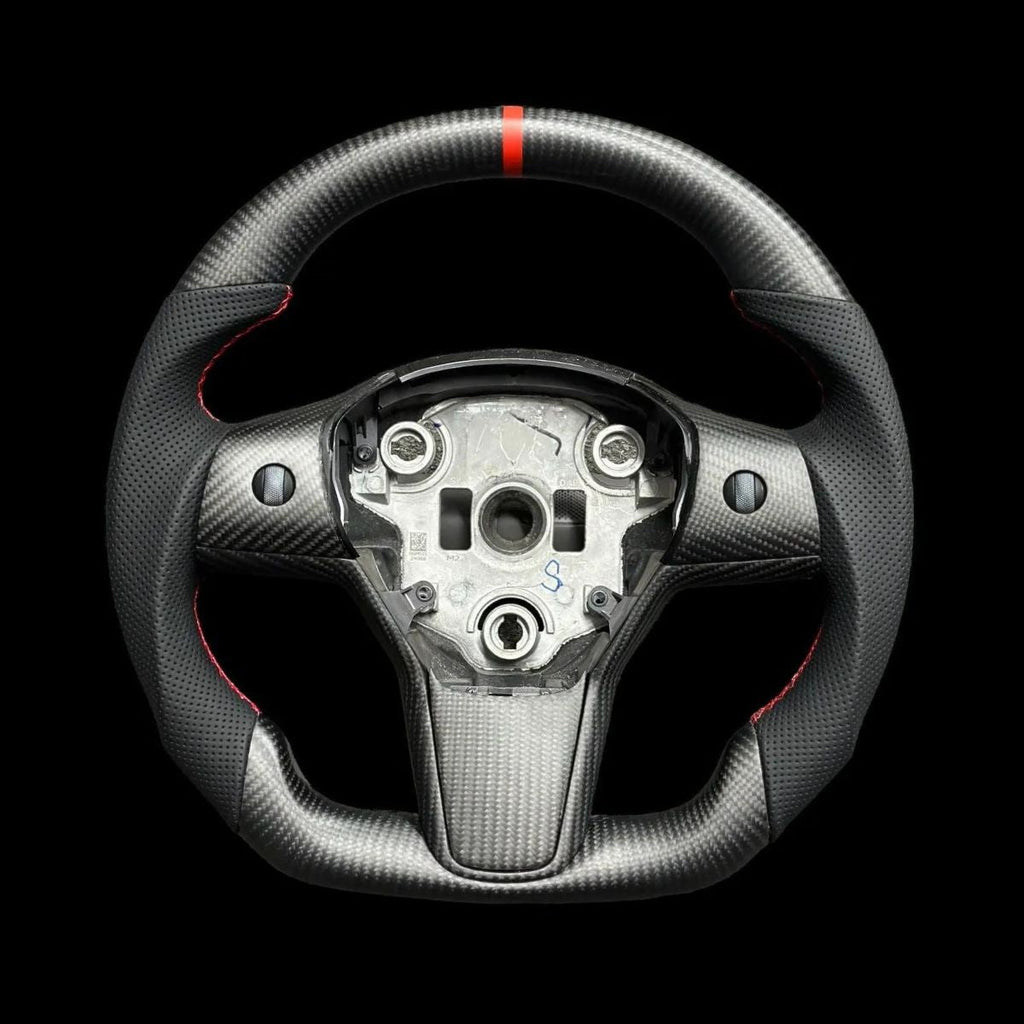 Sport Carbon Fiber Steering Wheel for Tesla Model 3 / Y