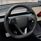 Sport Carbon Fiber Steering Wheel Replacement for Model 3 Highland & Model Y Juniper