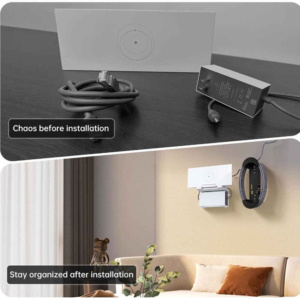 Starlink Ethernet Cable Organizer Caddy Mount for Gen 3 & 2