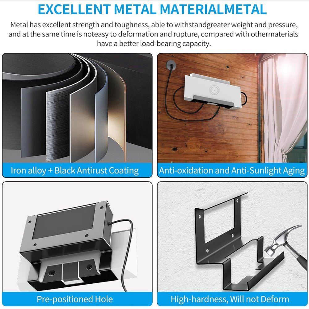 Starlink Gen 3 Router Mount | All-in-One Metal Wall Mount Kit