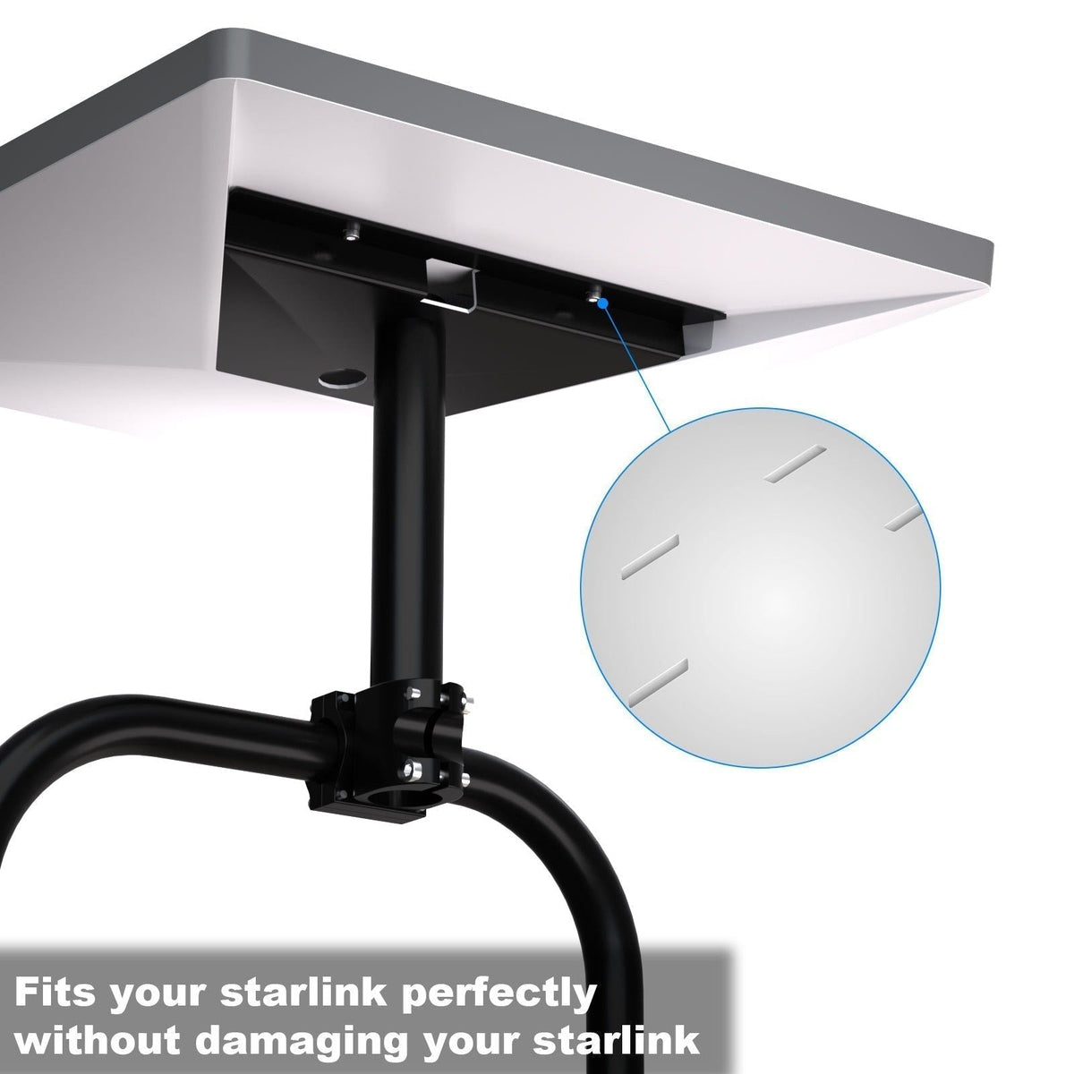 Starlink RV Roof Mount | Heavy-Duty Metal Permanent Mount