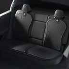 Summer Cooling Seat Covers for Tesla Model 3/Y Carbon Black 2PCS × Seat Backrest + 1PC × Seat Covers (For reat seat) Model 3 (2021-Present) & Model Y (2021-Present)