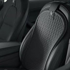 Summer Cooling Seat Covers for Tesla Model 3/Y Carbon Black 2PCS × Seat Backrest Covers (For driver passenger) Model 3 (2021-Present) & Model Y (2021-Present)