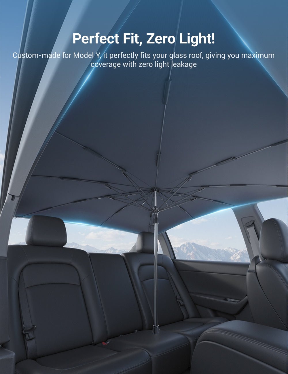 Sunroof Sunshade Umbrella for Tesla Model Y