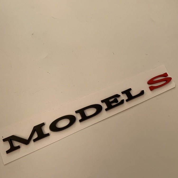 Flash Sale: Letter Emblems for Model Y/ S/ X Tailgate | 3D ABS