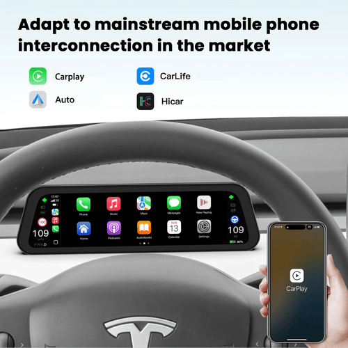 9.6 Inch Instrument Cluster Dashboard Display for Tesla Model 3 / Y