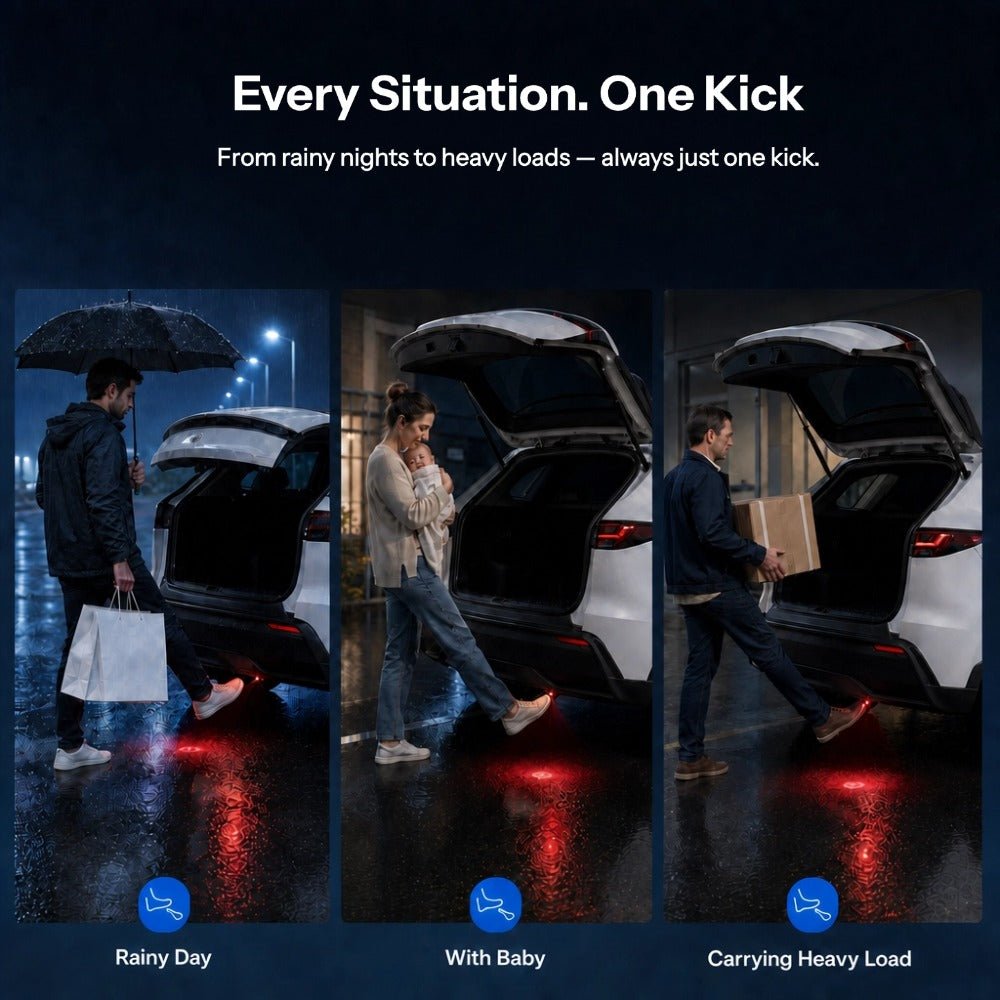 Laser-Guided Kick-to-Open Trunk Sensor Light for Model Y (2020–2026)