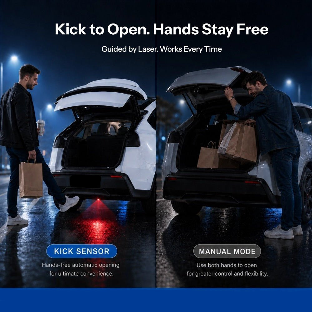 Laser-Guided Kick-to-Open Trunk Sensor Light for Model Y (2020–2026)