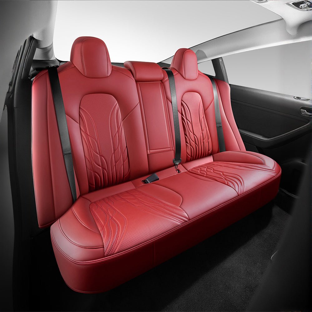 Nappa Leather Seat Covers for Model 3 Highland & Model Y Juniper