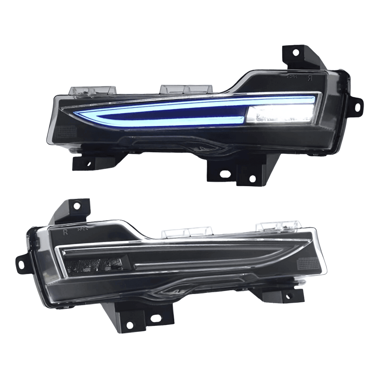 RGB Front Bumper Fog Light Upgrade for Model 3/Y