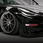 RGB Front Bumper Fog Light Upgrade for Model 3/Y