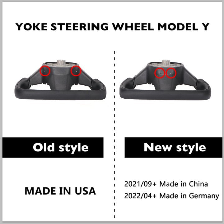 Yoke Carbon Fiber Steering Wheel for Model 3 / Y