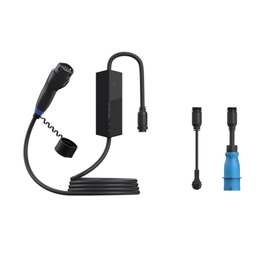 Tesla / J1772 / Type2 32A-40A Mobile Charger with Changeable Plugs TYPE 2 (Europe - With CEE Schuko Plug) 32A Adjustable Current