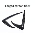 Tesla Model Y Carbon Fiber Fog Light Trim Forged Carbon Fiber