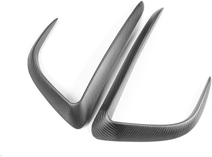 Tesla Model Y Carbon Fiber Fog Light Trim Matte Carbon Fiber