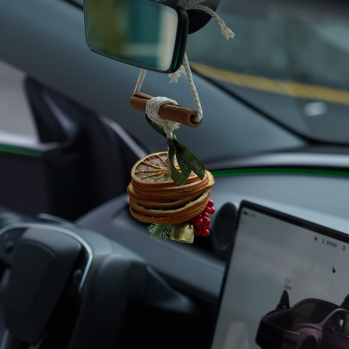 Orange Scent Christmas Ornament for Tesla