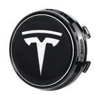 LED Wheel Light Covers for Tesla Center Caps - Compatible with Model S/3/X/Y (Set of 4) - Kinetic Lighting for Enhanced Safety and Style