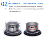 LED Wheel Light Covers for Tesla Center Caps - Compatible with Model S/3/X/Y (Set of 4) - Kinetic Lighting for Enhanced Safety and Style