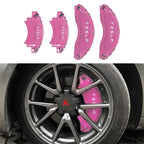 19"-22" Tesla Model X/S Brake Caliper Covers – Aluminum Alloy for 2018-2025 Models Pink