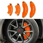 19"-22" Tesla Model X/S Brake Caliper Covers – Aluminum Alloy for 2018-2025 Models Orange