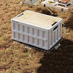 Trunk Storage Box Camping Folding Vault Cargo Bins for Tesla Cybertruck White