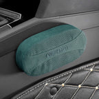 Tumbled Fur Leg Cushion for Tesla Green