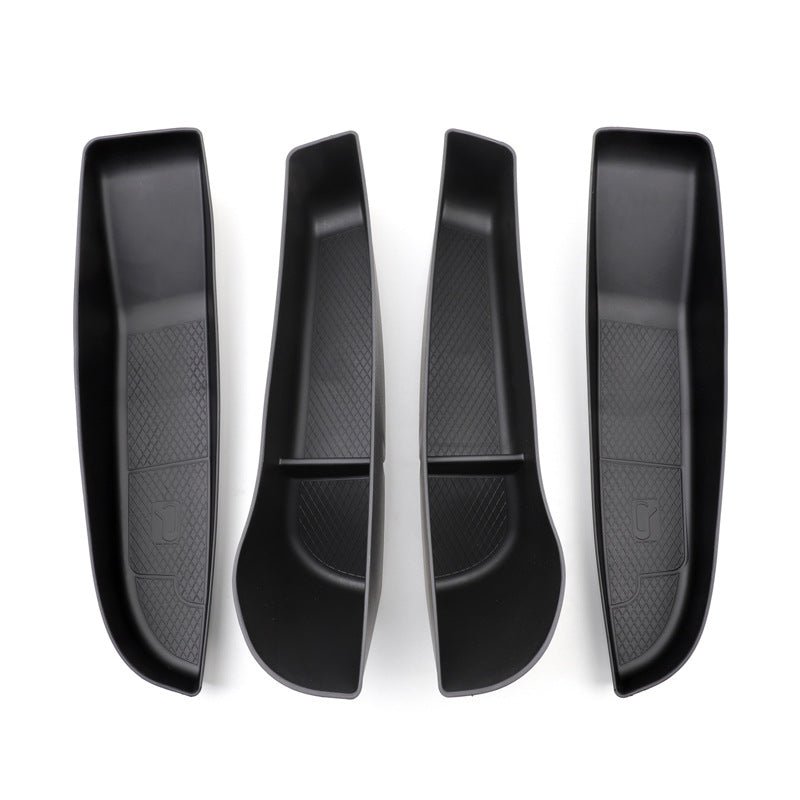 Under Door Storage Box Organizer for Tesla Model 3 Highand（4pcs） Black【4pcs】